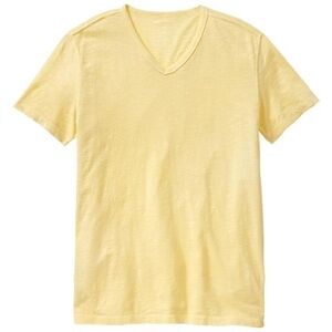 Old Navy Soft-Washed Yellow Short Sleeve V-Neck Basic Casual T-Shirt Size Medium